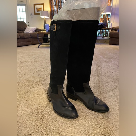 Ralph Lauren Suede and Leather riding boots - Picture 7 of 9